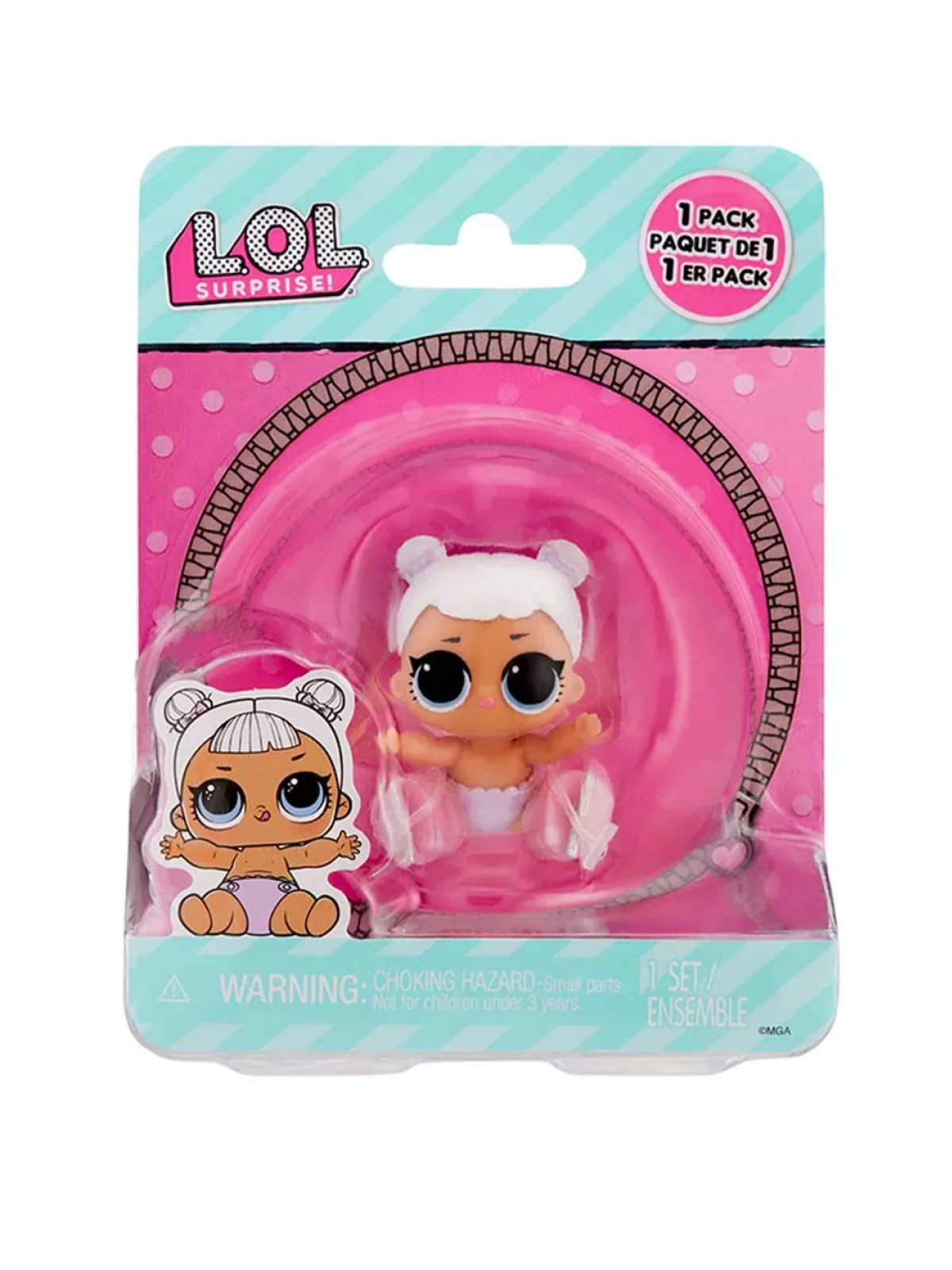 Кукла мини L.O.L. Surprise! opp Lil Sis Снежный Ангел 987406 белая lil sis - фото 3