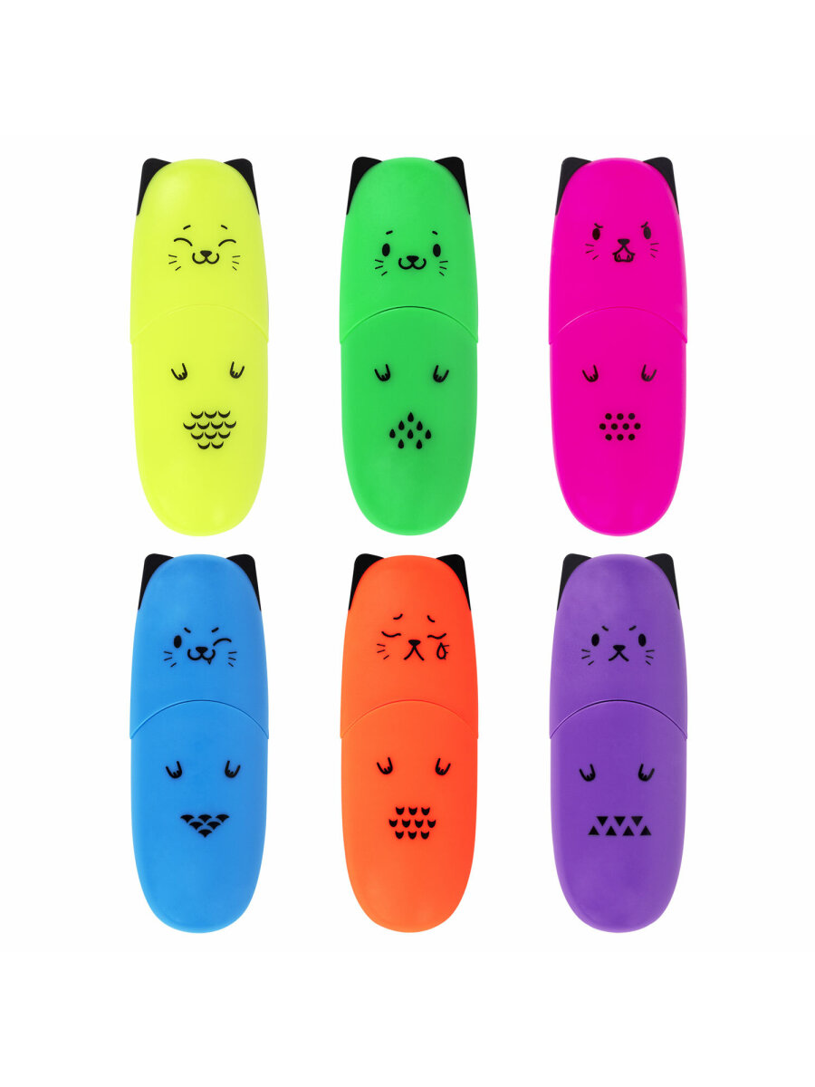 Текстовыделители Brauberg 6 цв. - фото 9