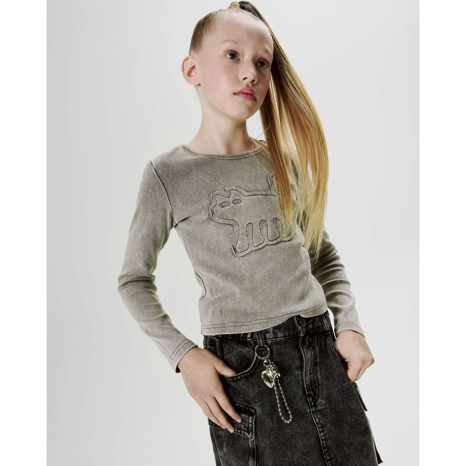Лонгслив Futurino Fashion W25FF-1GJ09tg-GG - фото 1
