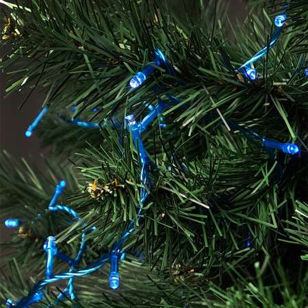 Гирлянда SH Lights Нить 100 синих LED 5м