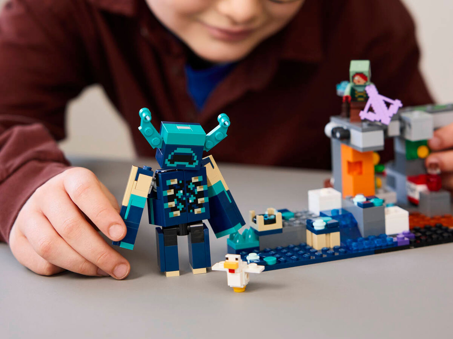 Конструктор LEGO Minecraft Встреча с надзирателем 21274 238 дет. - фото 10