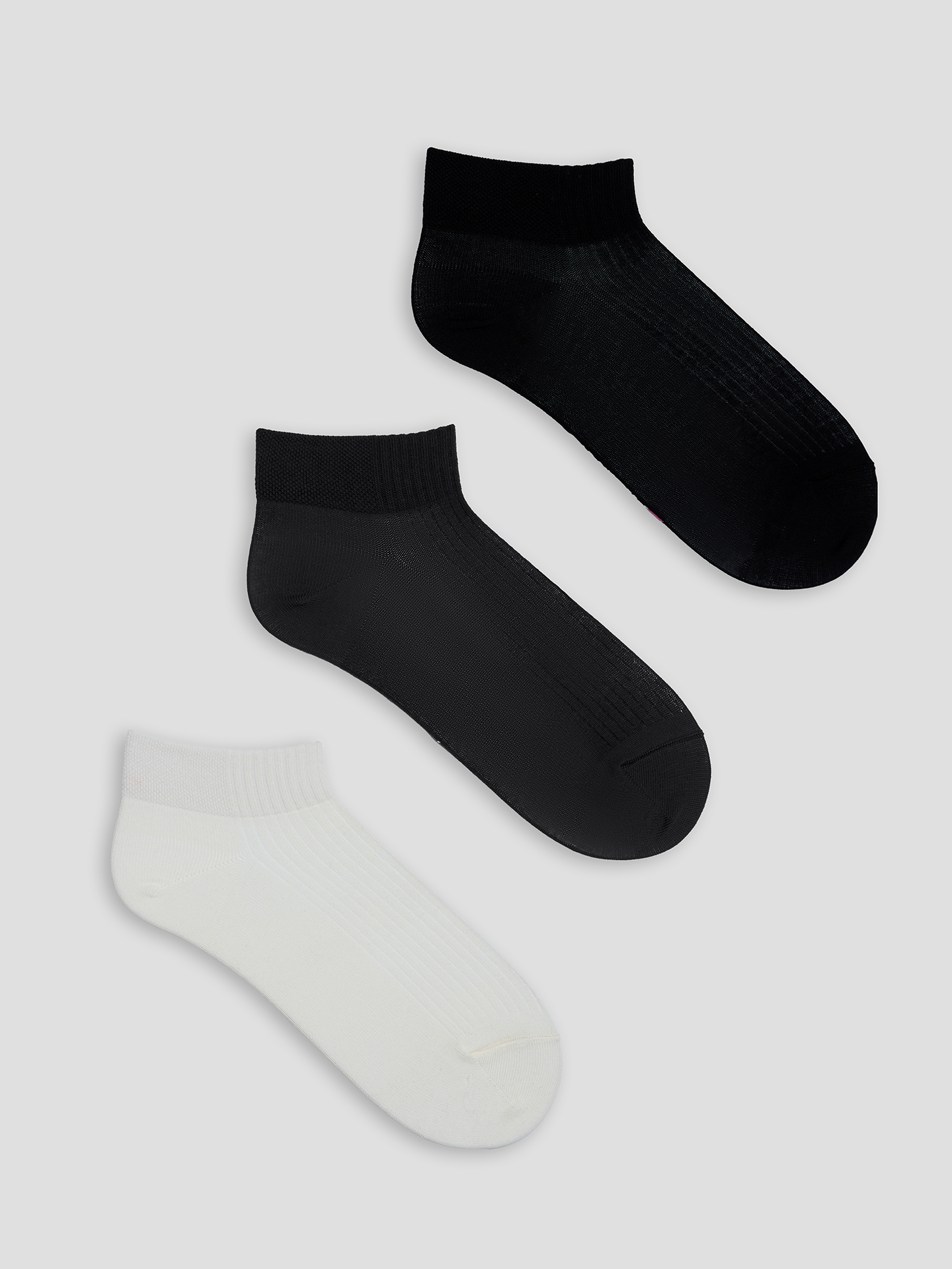 Носки 3 пары Mark Formelle (Марк Формэль) 366A-1516/молочный /графитовый /черный/ - фото 8