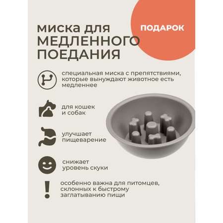 Двойная миска для животных ROXY PETS миска для медленного поедания