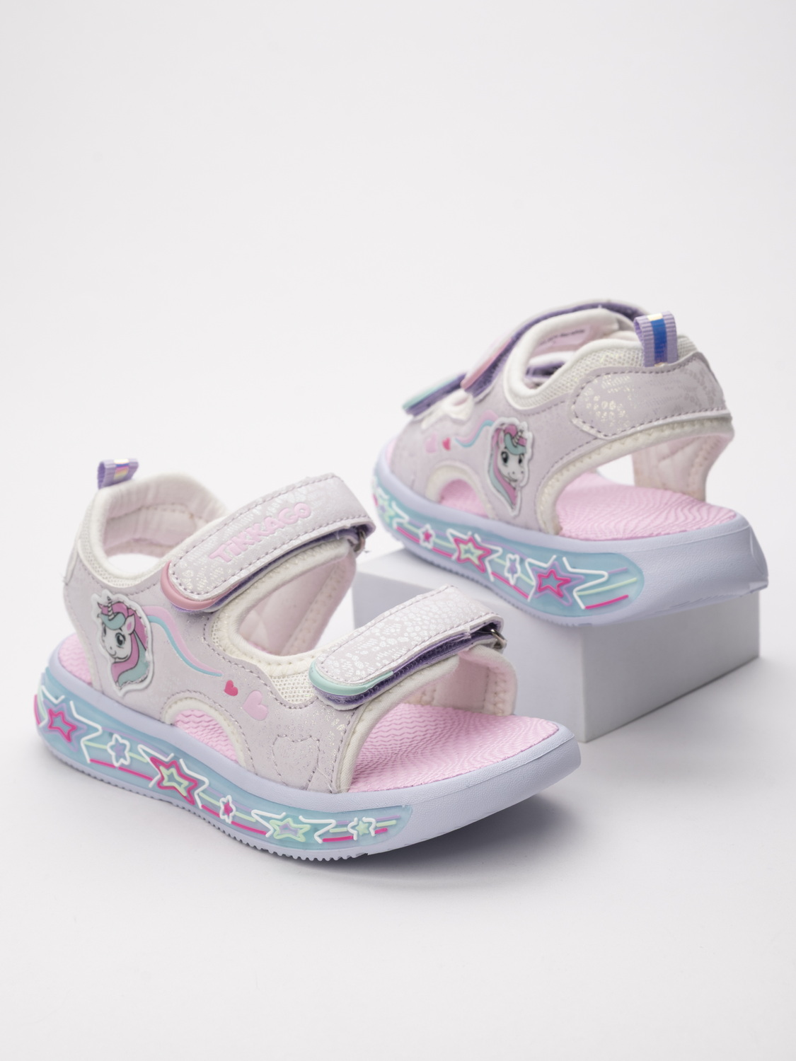 Сандалии TikkaGo 4E03_2578_lilac-white - фото 2