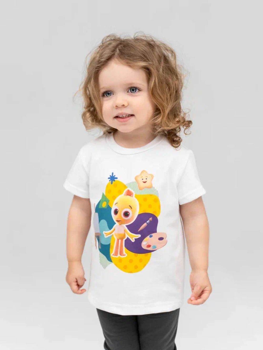 Футболка Мультикидз ФТ0101Цветняшки/Цыпленок - фото 1