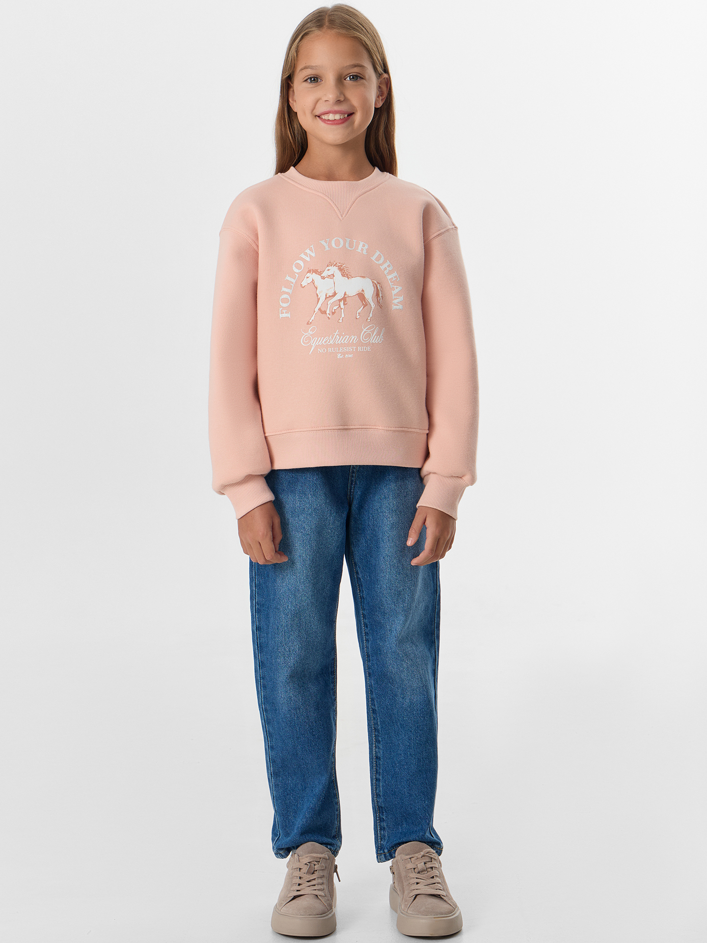 Свитшот Mark Formelle (Марк Формэль) 127982/розовый +печать2 - фото 3