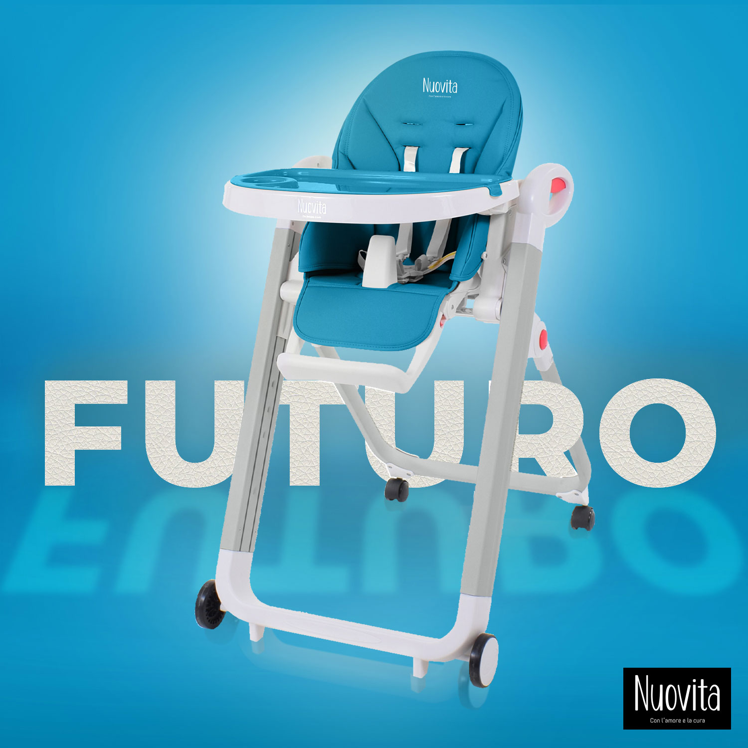 Стульчик для кормления Nuovita Futuro Bianco классический - фото 2
