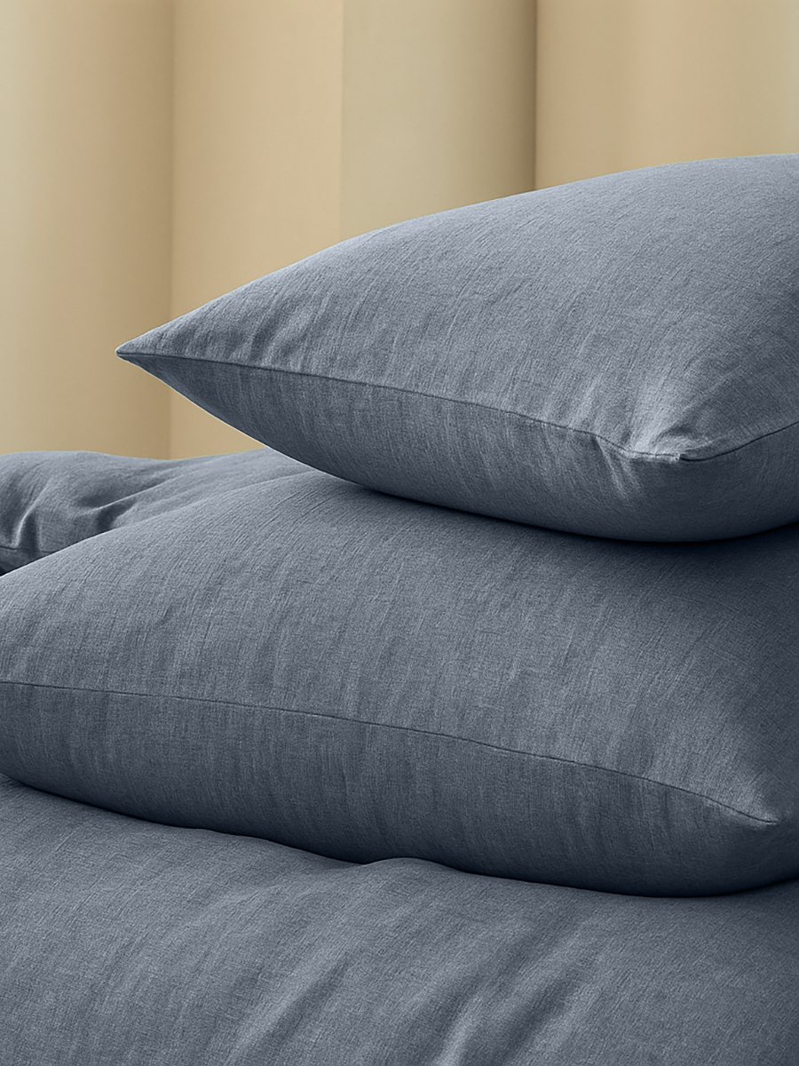 Комплект постельного белья BRAVO Organic джинса 6 предм. - фото 10