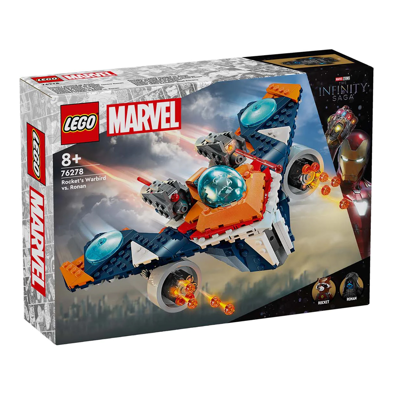 Конструктор LEGO Marvel Super Heroes Боевая птица Ракеты vs Ронан блочный - фото 14