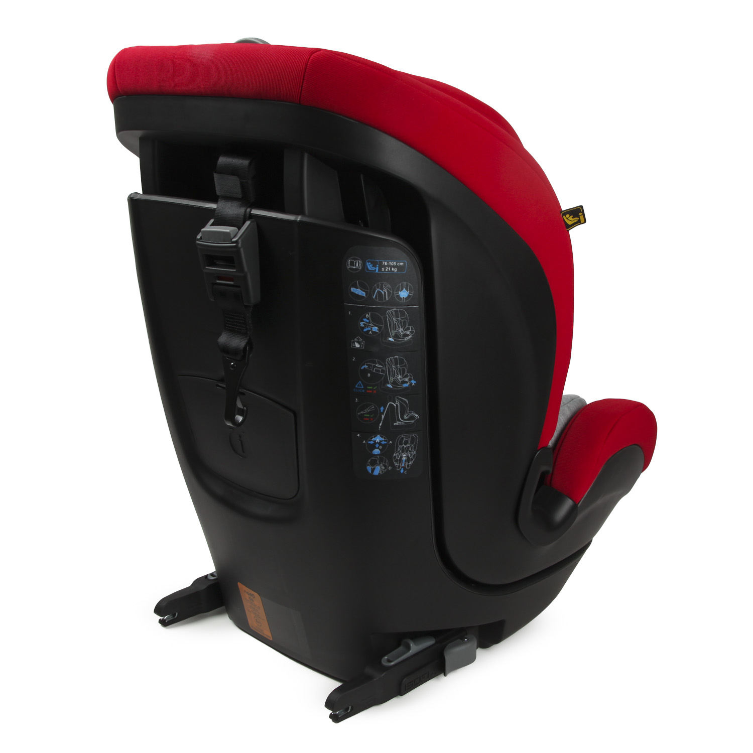 Автокресло nado Garnet red Isofix 1/2/3 (9-36 кг) - фото 23