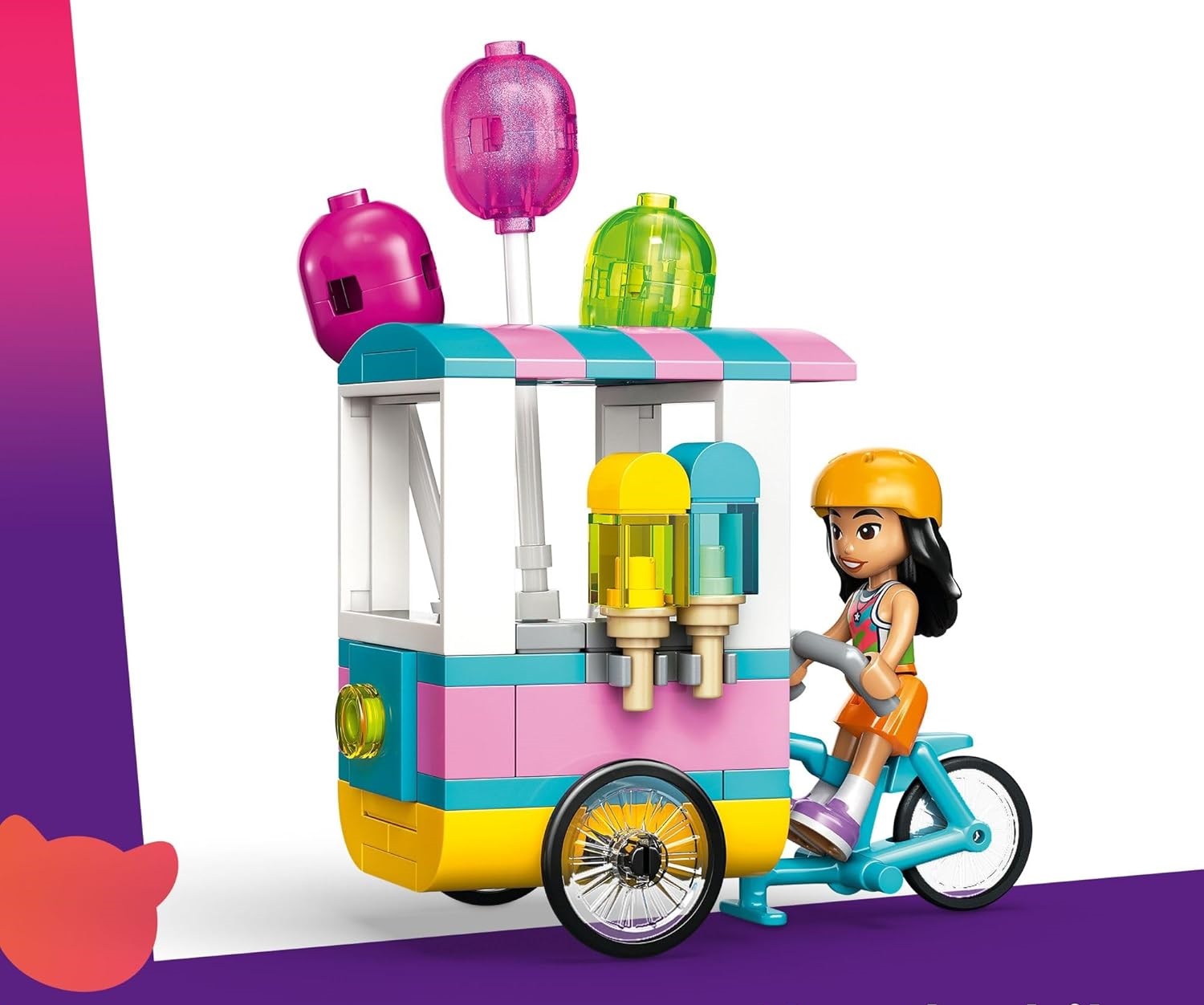 Конструктор LEGO Friends Прилавок с мороженым 107 дет. - фото 2