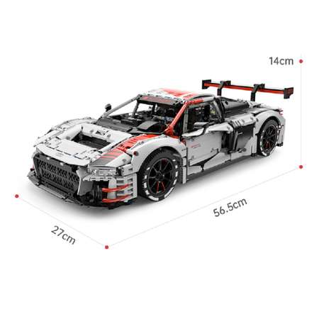 Конструктор Rastar Audi R8 LMS GT3 блочный