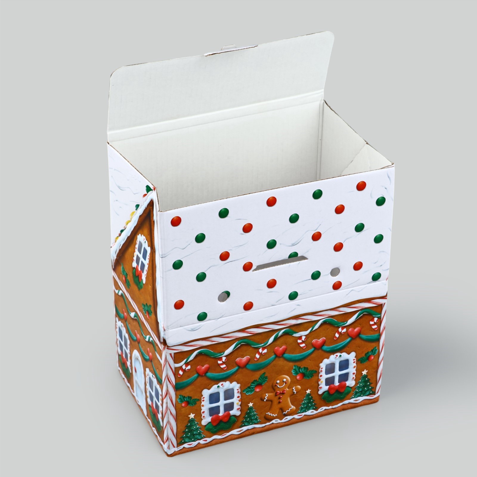 Коробка складная Дарите Счастье "Пряничный домик ", 15 х 18 х 10 см - фото 7