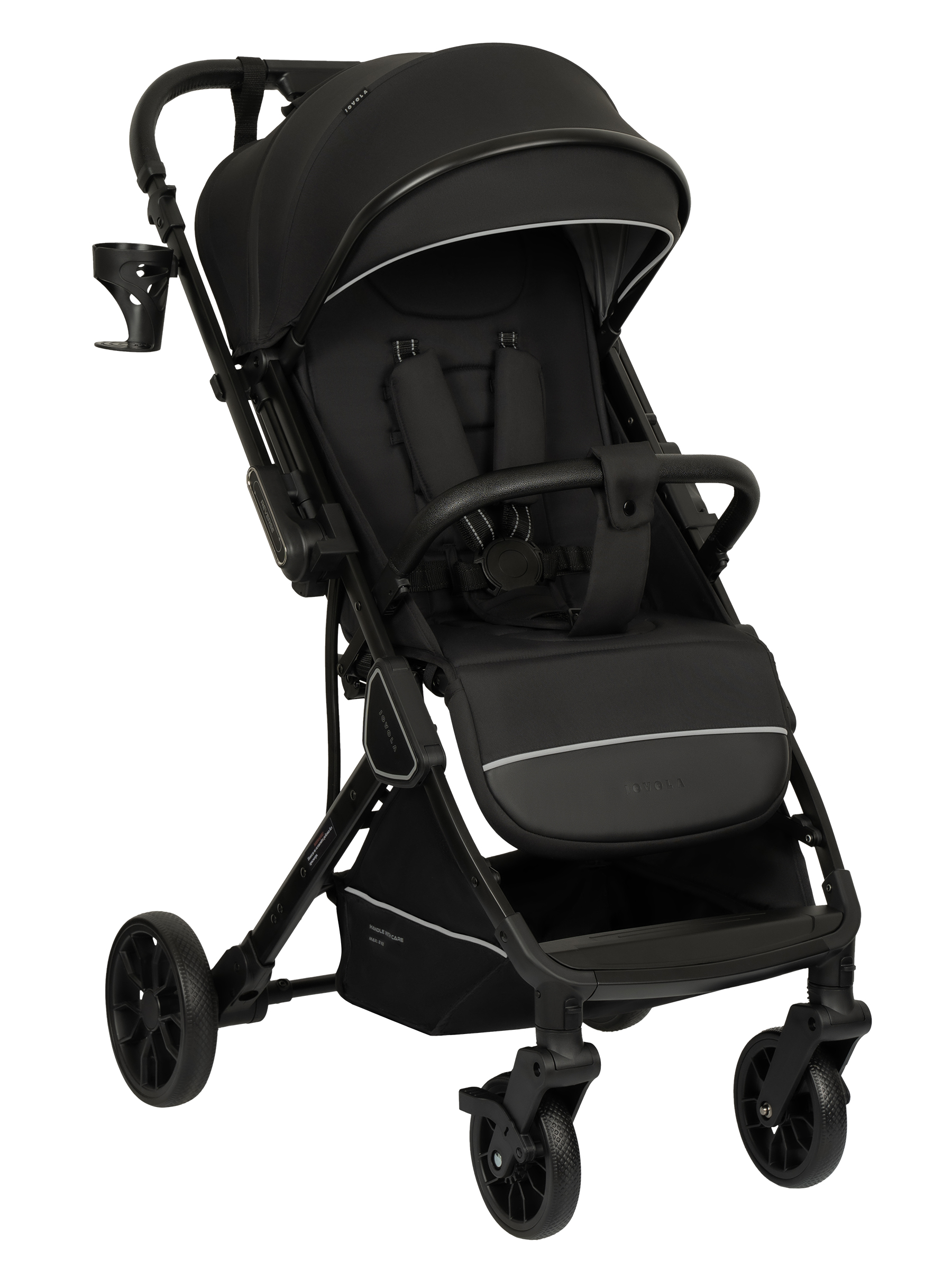 Коляска прогулочная JOVOLA Storm черный - фото 16