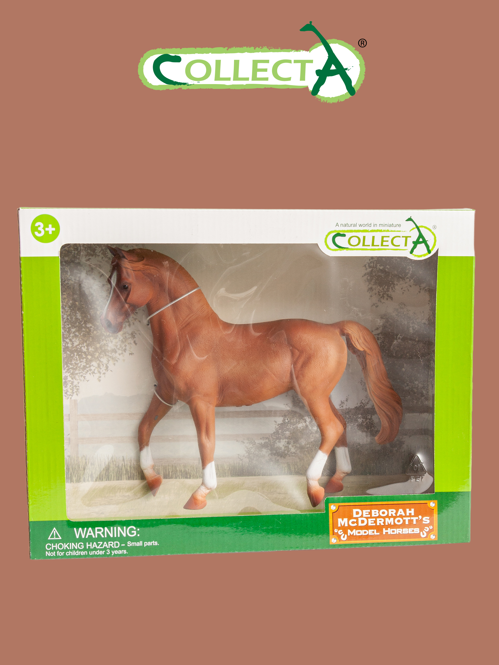 Фигурка Collecta Лошадь Кобыла Арабская каштан - фото 2