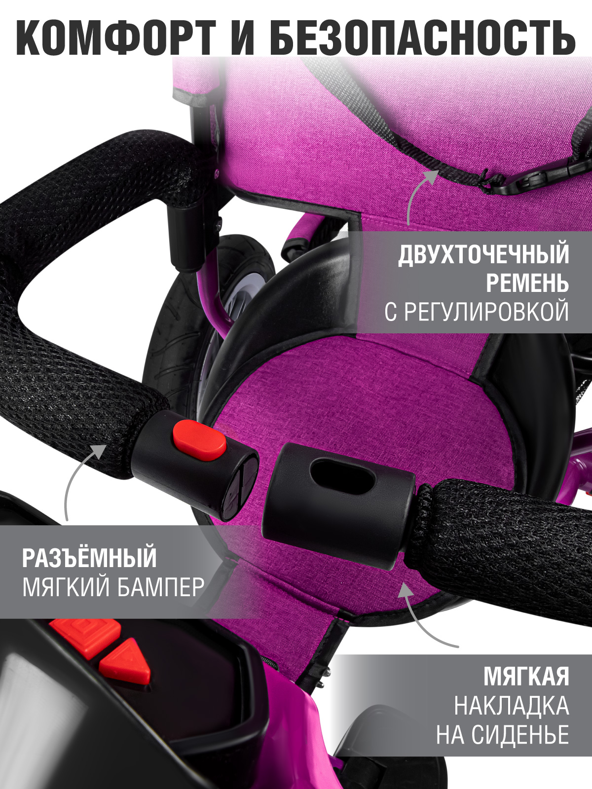 Трехколесный велосипед CITYRIDE - фото 3