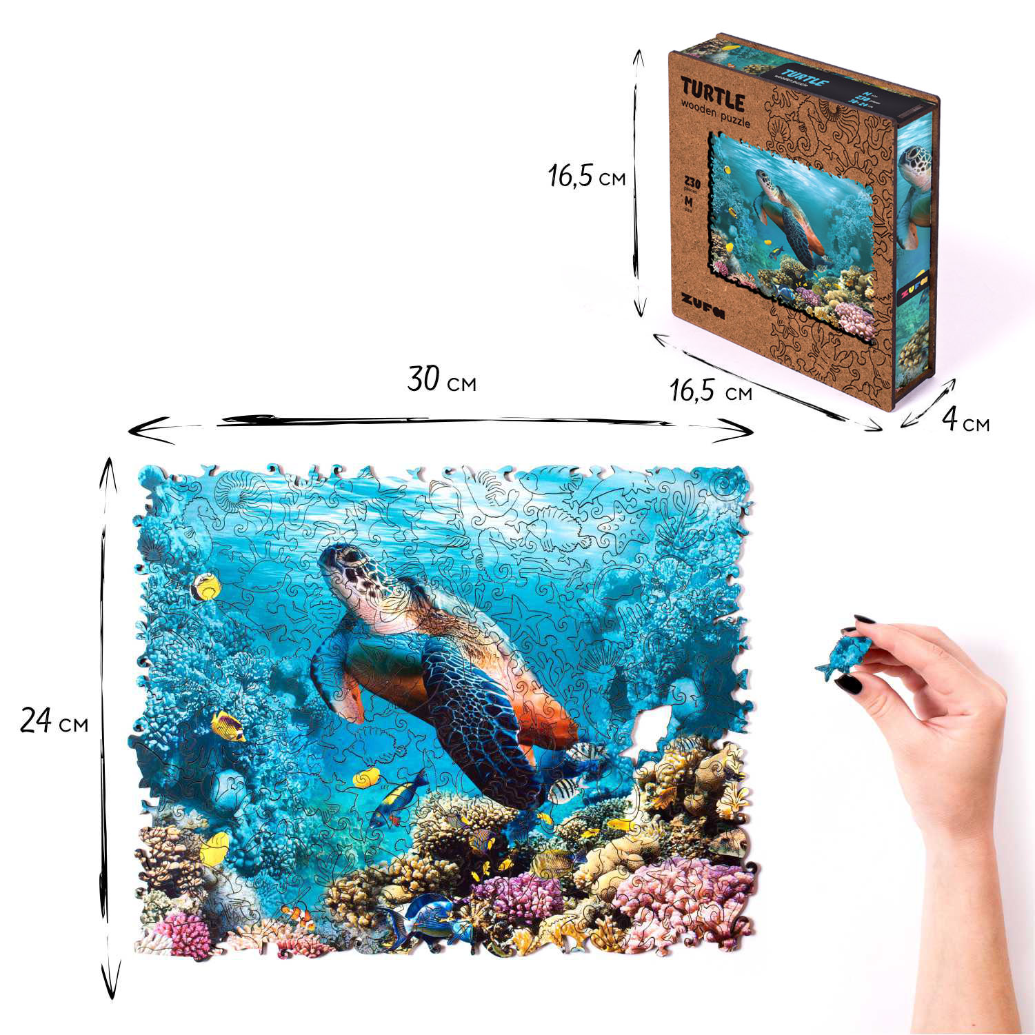 Пазл ZUFA деревянный - фото 8