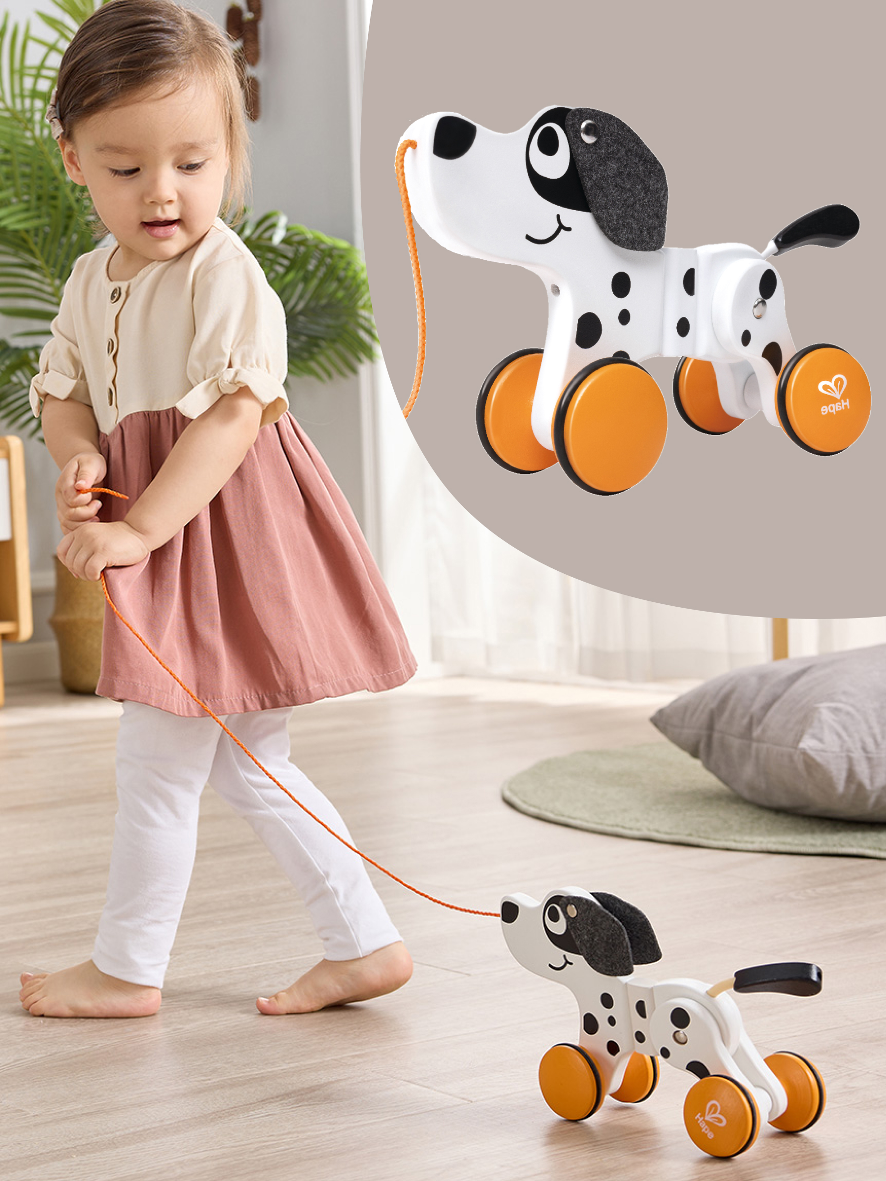 Игрушка Hape каталка Собачка - фото 1