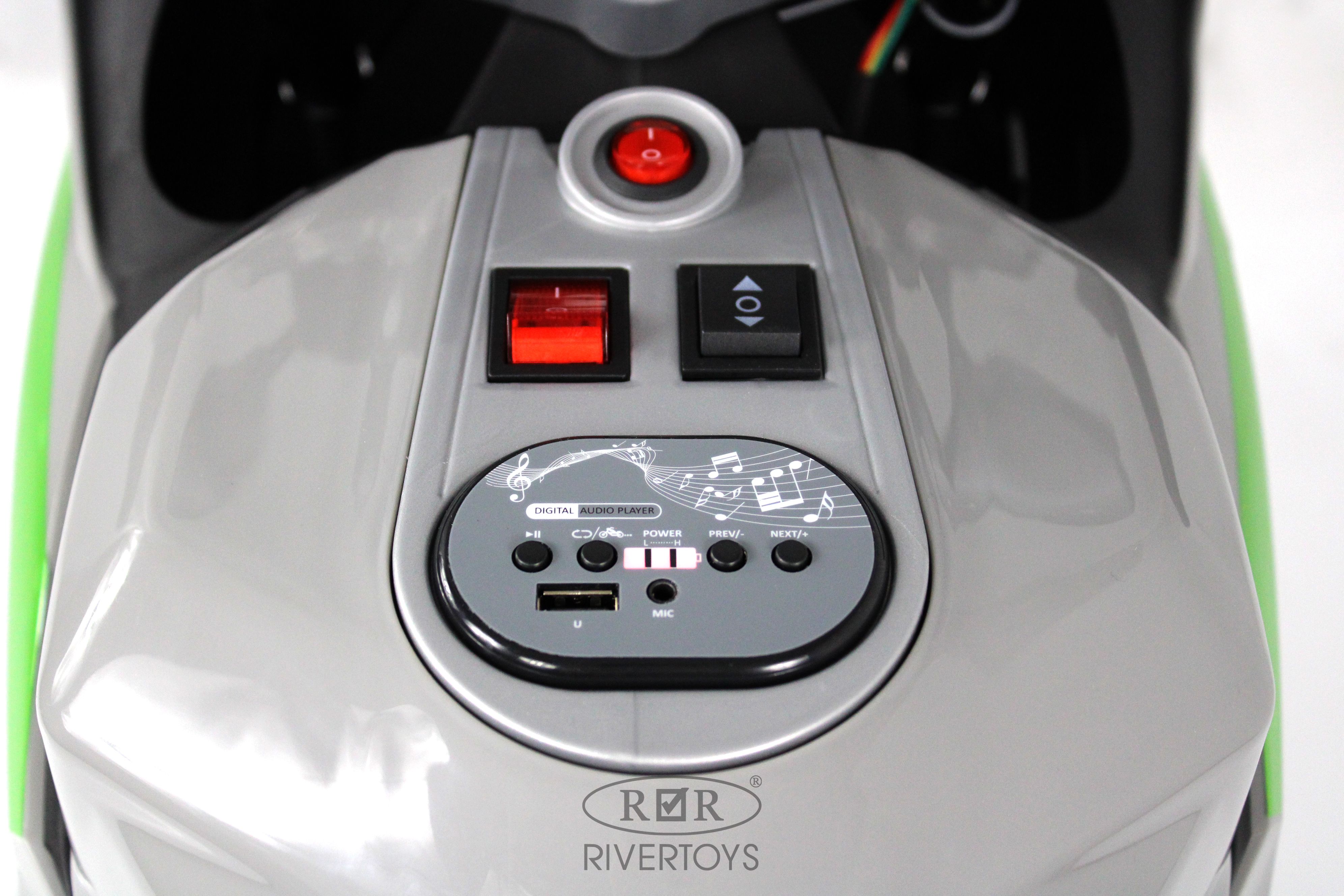Электромобиль RIVERTOYS C005MC-GREY - фото 18