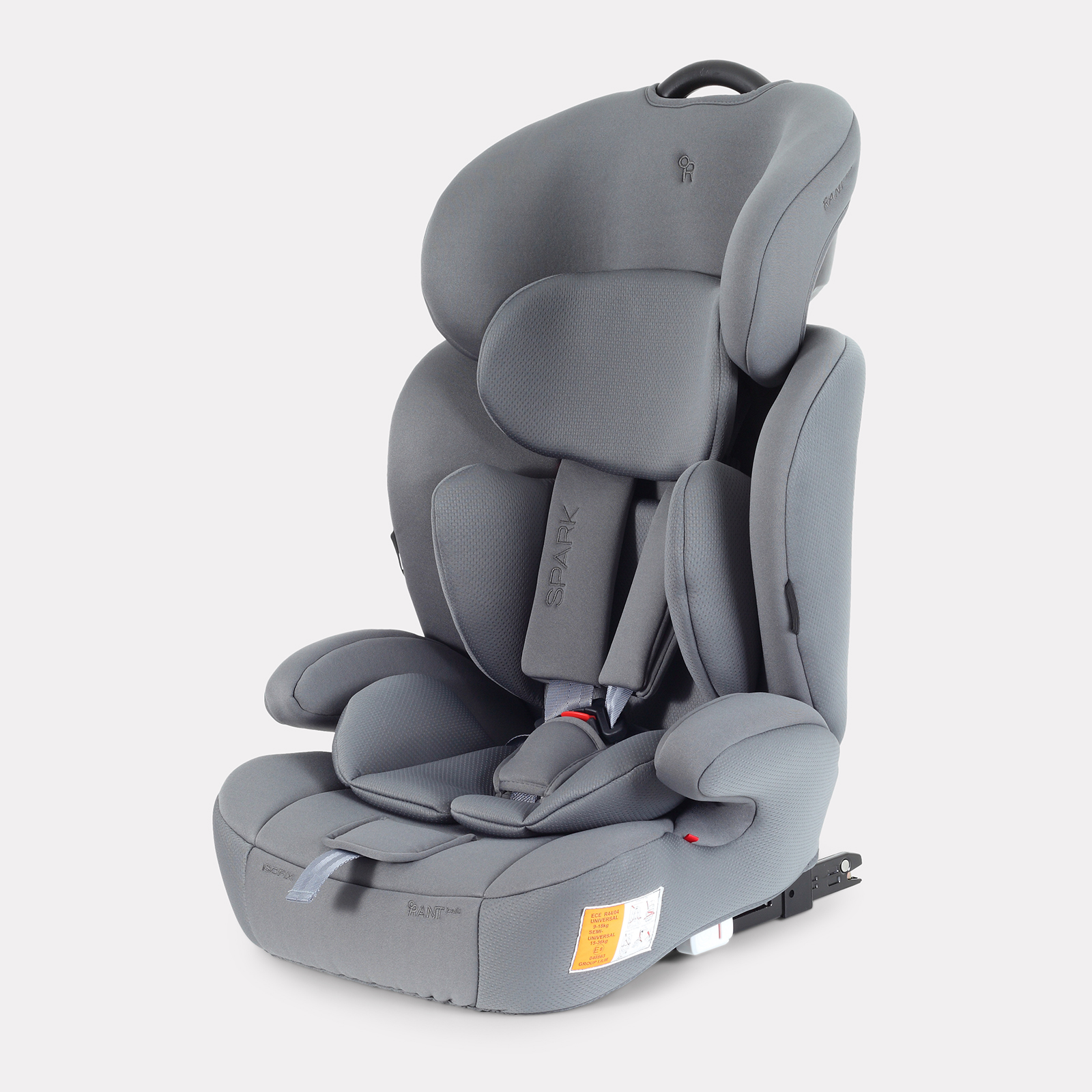 Автокресло Rant Basic Spark Next Isofix Isofix 1/2/3 (9-36 кг) серый - фото 1