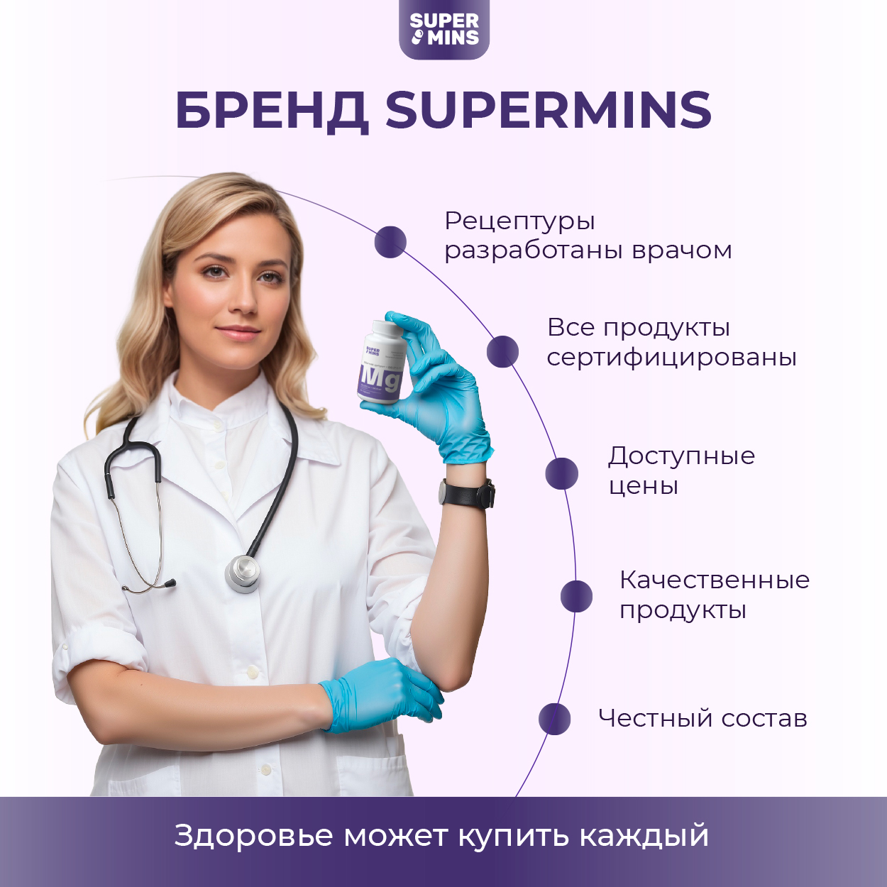 БАД SuperMins Магний цитрат - фото 9