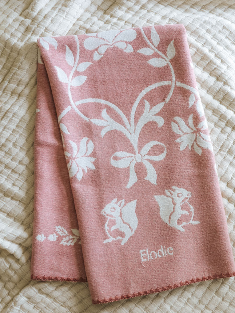 Плед Elodie хлопок-жаккард Mulberry Pink хлопок 75 x 100 см - фото 6