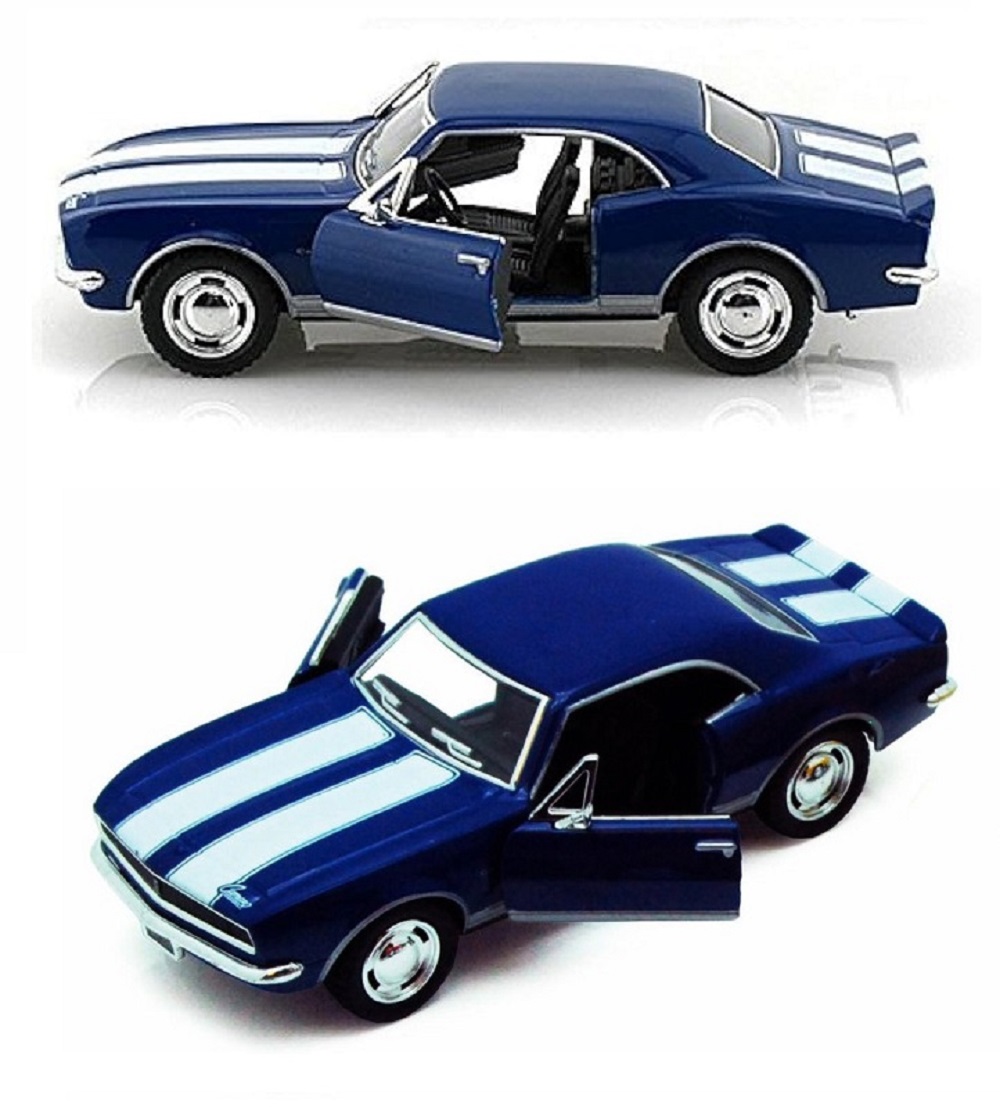 Автомобиль KINSMART Chevrolet Camaro Z/28 1967 1:37 синяя 1:36 KT5341W/3 - фото 1