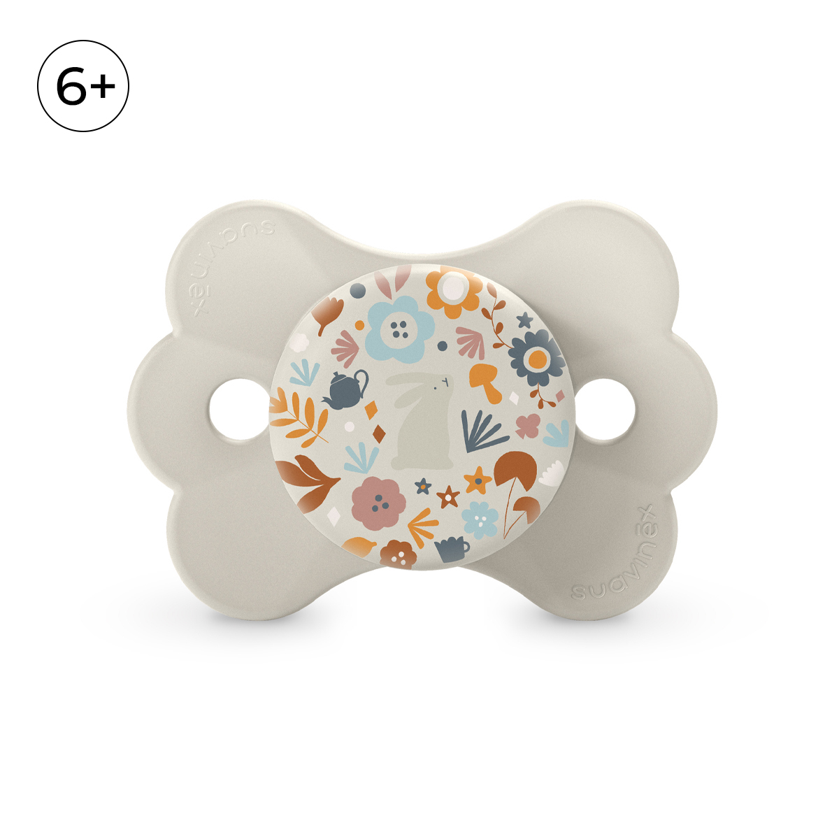 Пустышка Suavinex силикон ортодонтическая от 6 мес. 1 шт. - фото 1
