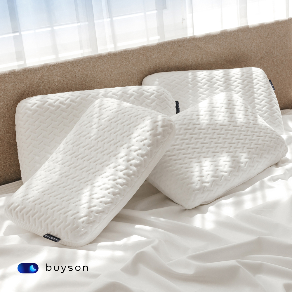 Сет мини buyson BuyRest Mini: анатомическая подушка 40x60 см и одеяло 140х205 см - фото 7