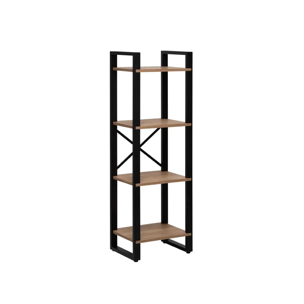 Стеллаж Leset Стилвуд 114 Черный/Дуб крафт золотой - фото 9