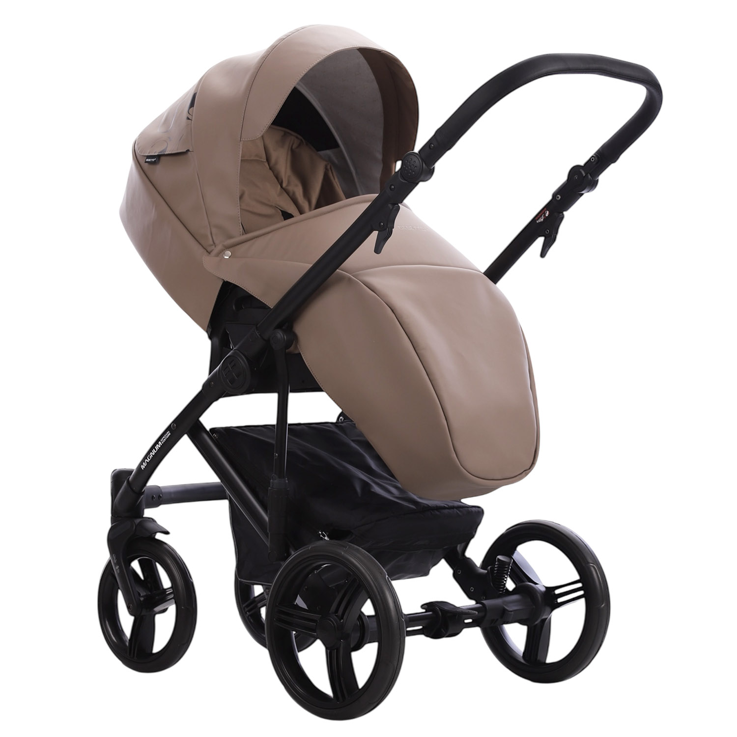 Коляска 2в1 Bebetto Magnum Light SE Pro бежевый - фото 5