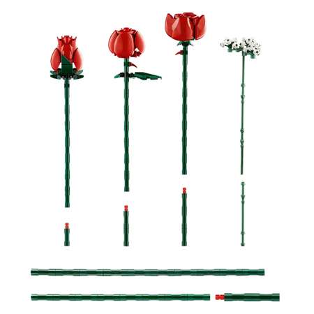 Конструктор LEGO Botanicals Bouquet of Roses блочный