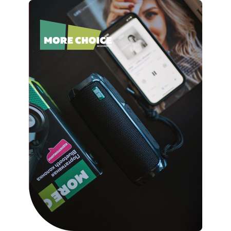 Колонка Bluetooth More Choice BS22 Black