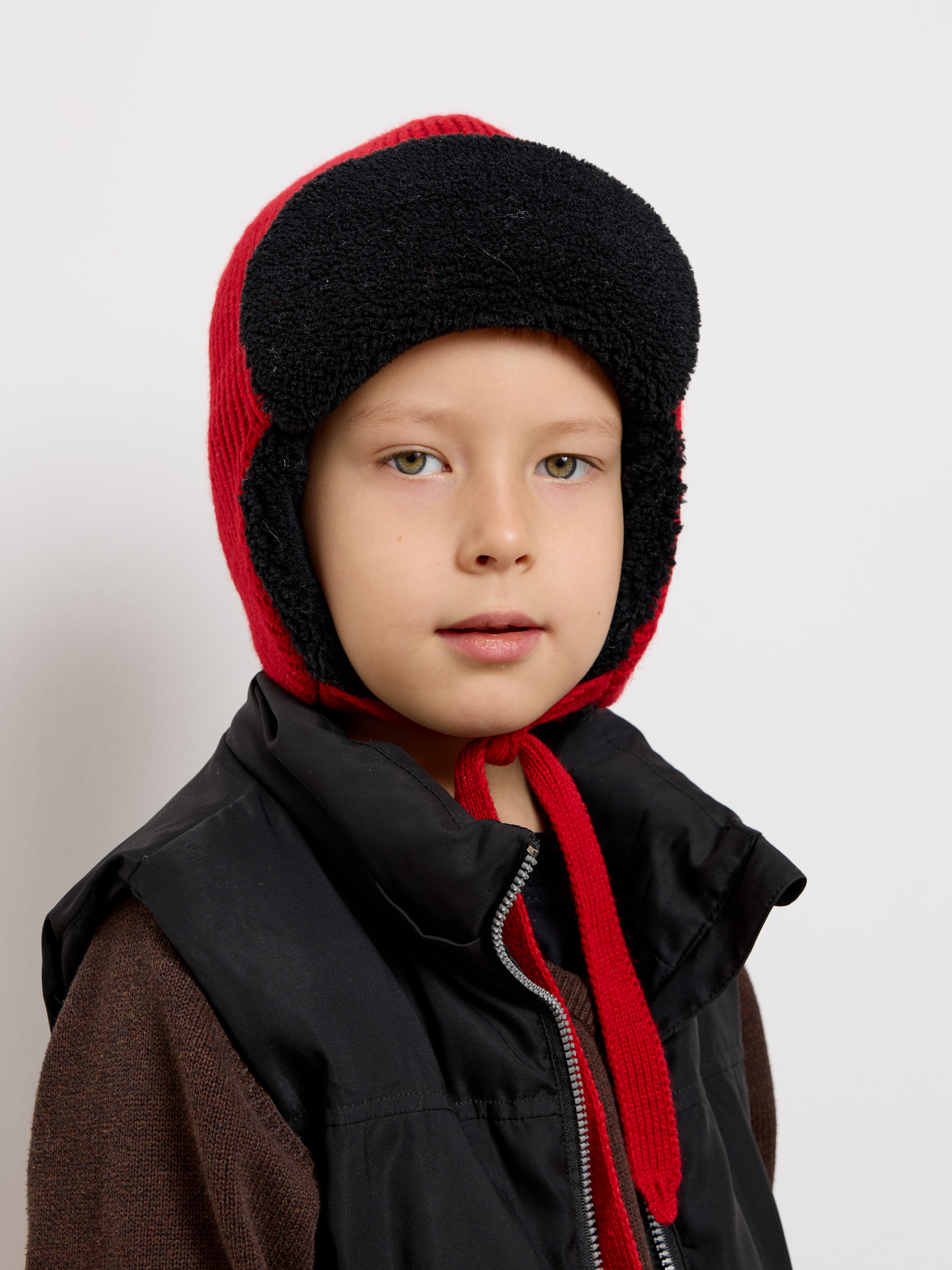 Шапка-ушанка Starkoff Kids Д301122/01 - фото 12