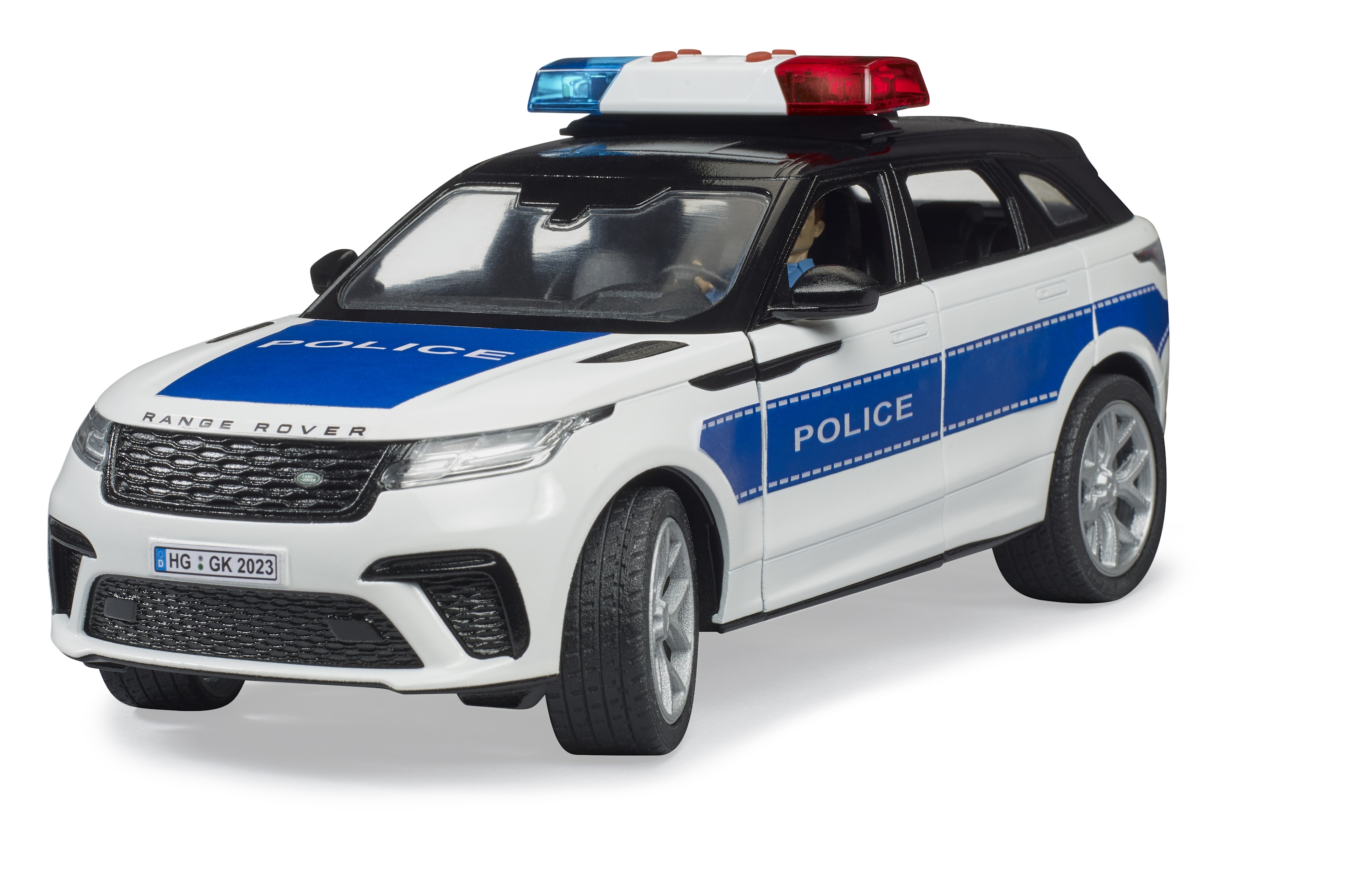 Полицейская машина Bruder Land Rover 1:16 02-890 - фото 8