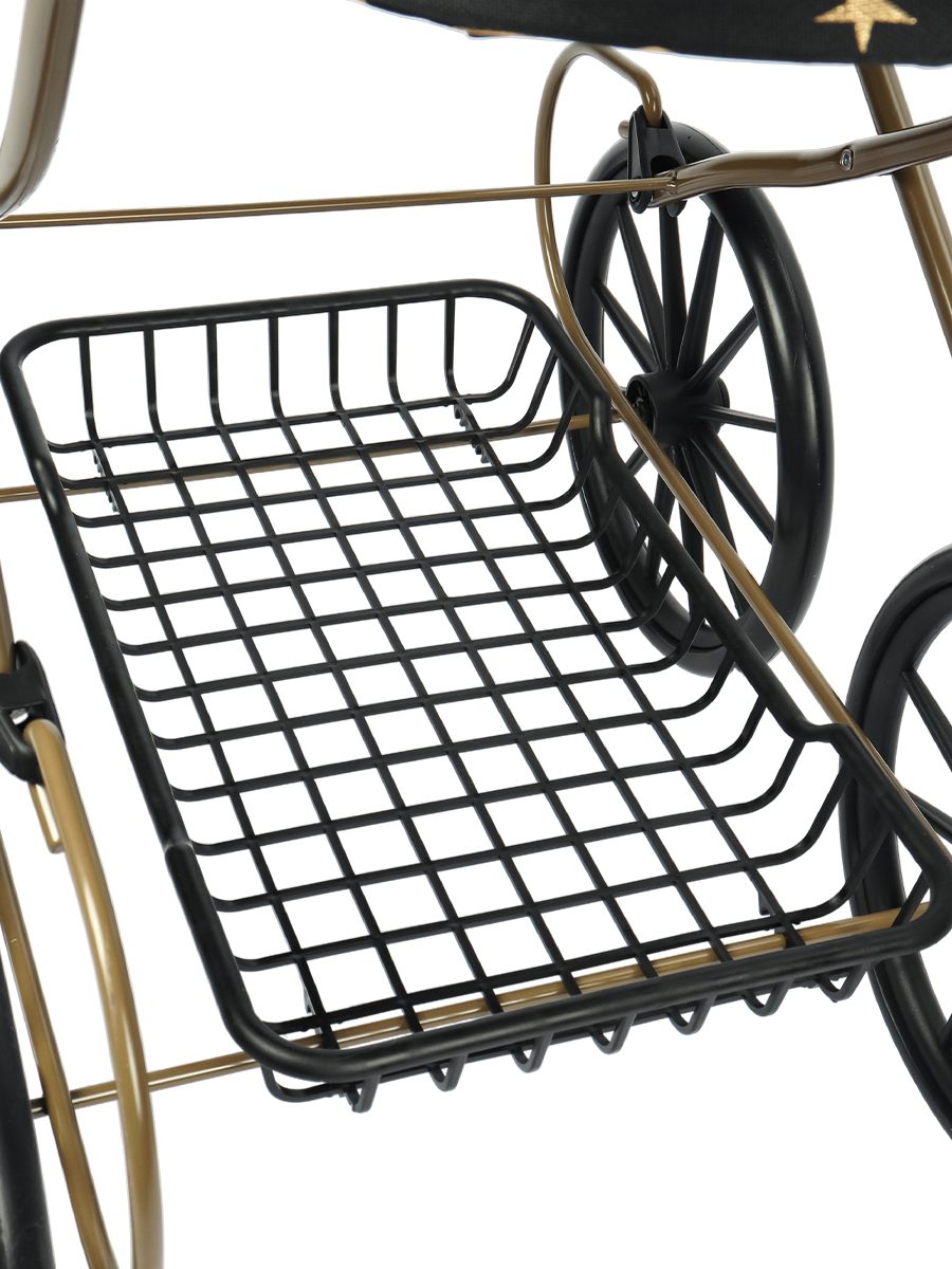 Коляска-люлька для кукол Рыжий кот 9673-GN - фото 8