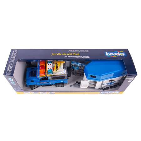 Игровой набор Bruder Land Rover Полиция