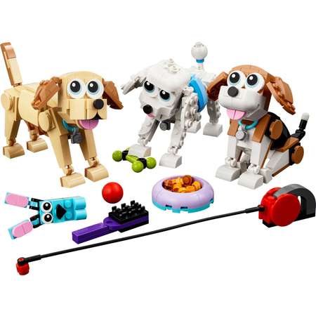 Конструктор LEGO Creator Adorable Dogs блочный