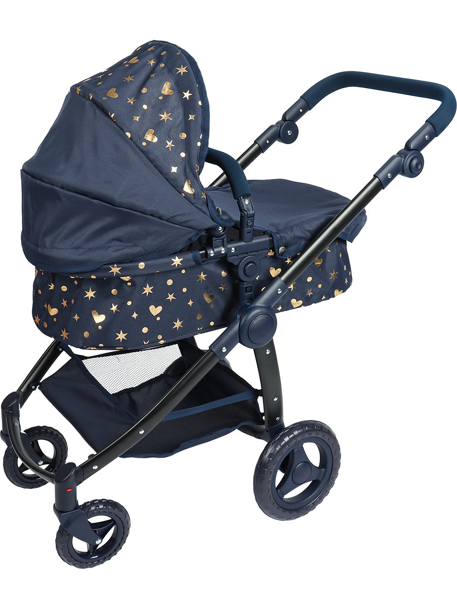 Коляска-трансформер для кукол Рыжий кот 9696-BS - фото 2