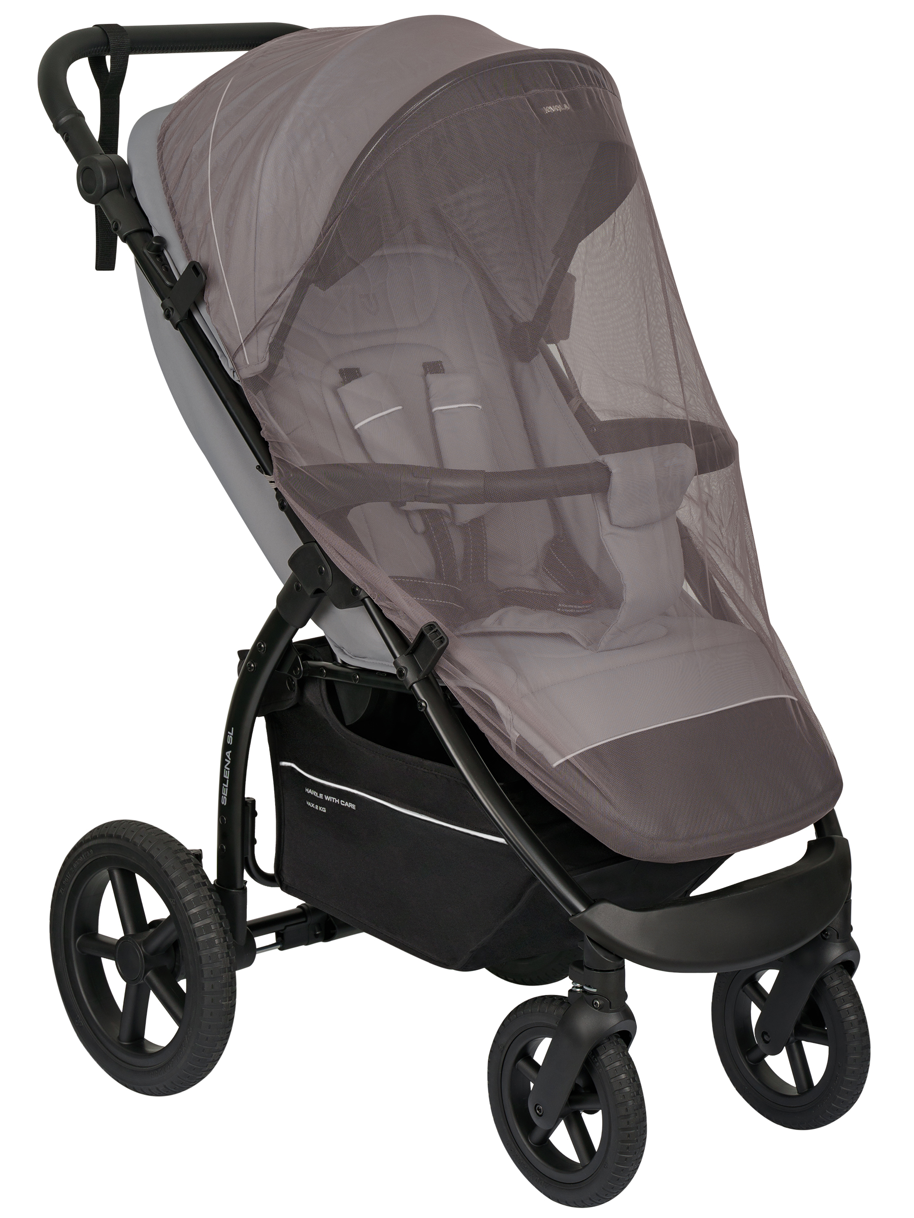 Коляска прогулочная JOVOLA Selena SL, всесезонная серый - фото 25