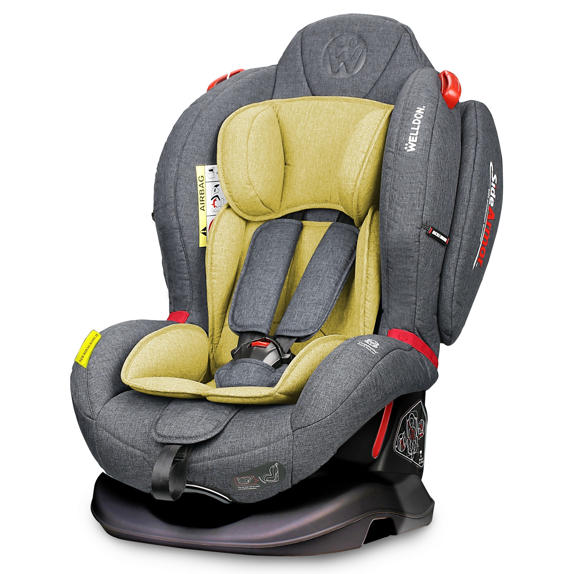Автокресло Welldon Isofix 0+/1/2 (0-25 кг) - фото 1