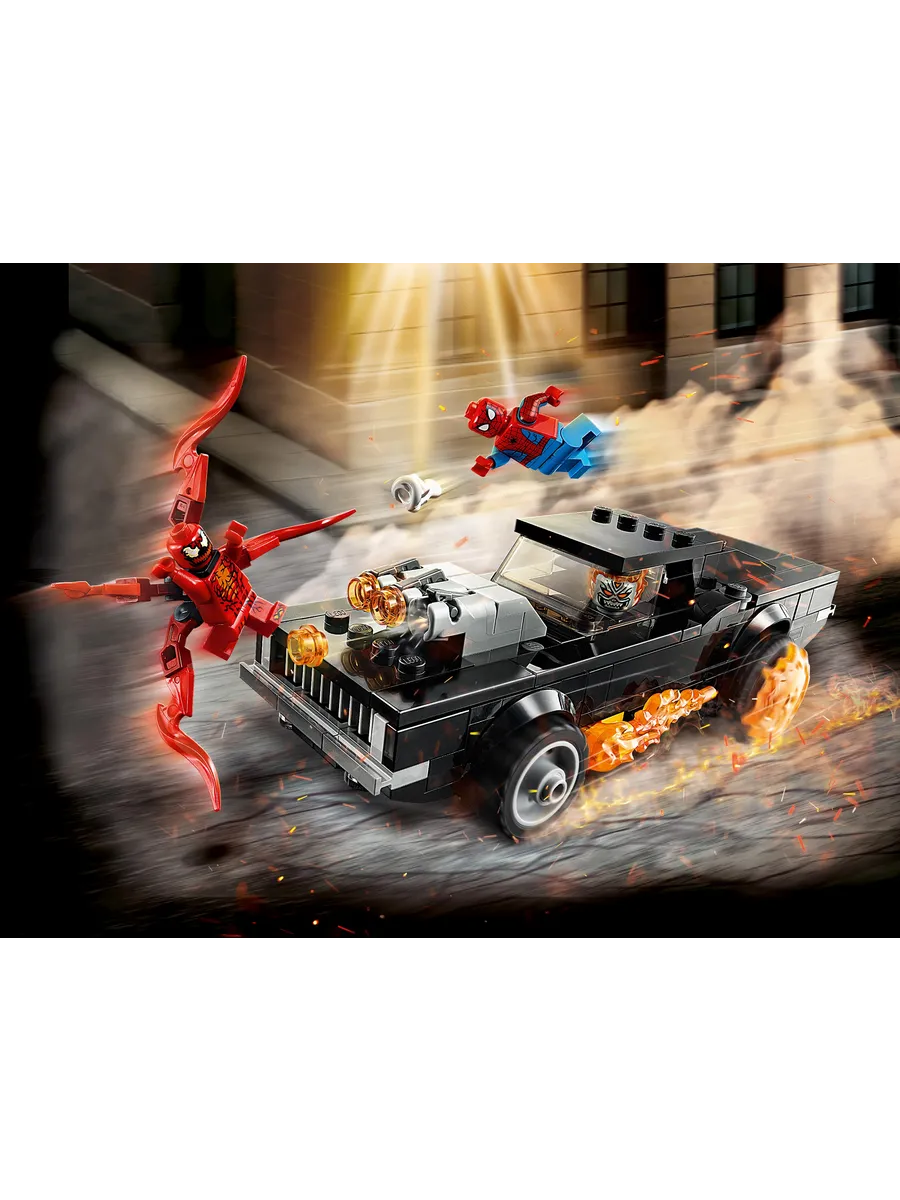 Конструктор LEGO Marvel Super Heroes Человек-Паук против Карнажа 212 дет. - фото 4