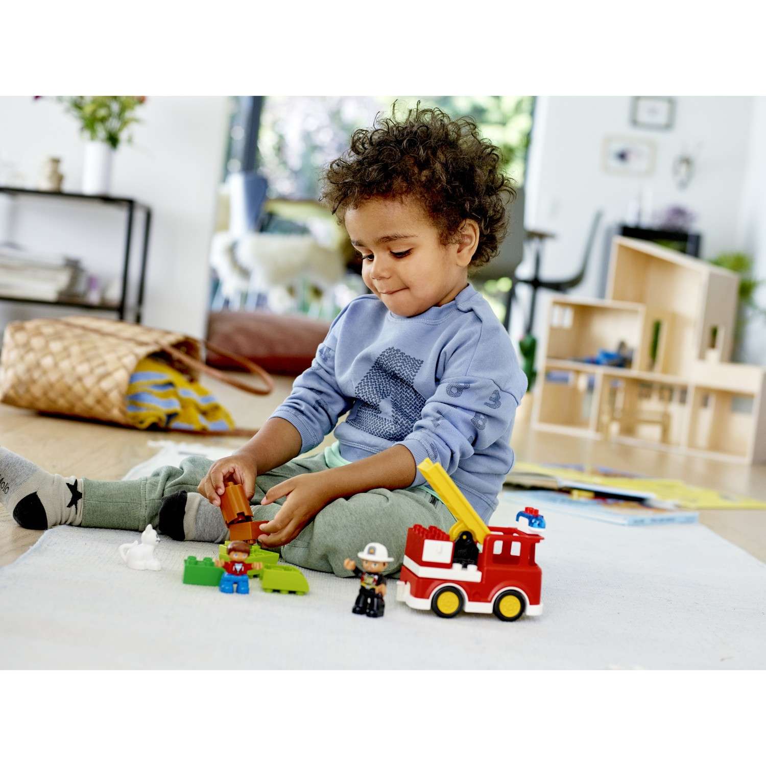 Конструктор LEGO DUPLO Town Пожарная машина блочный - фото 4