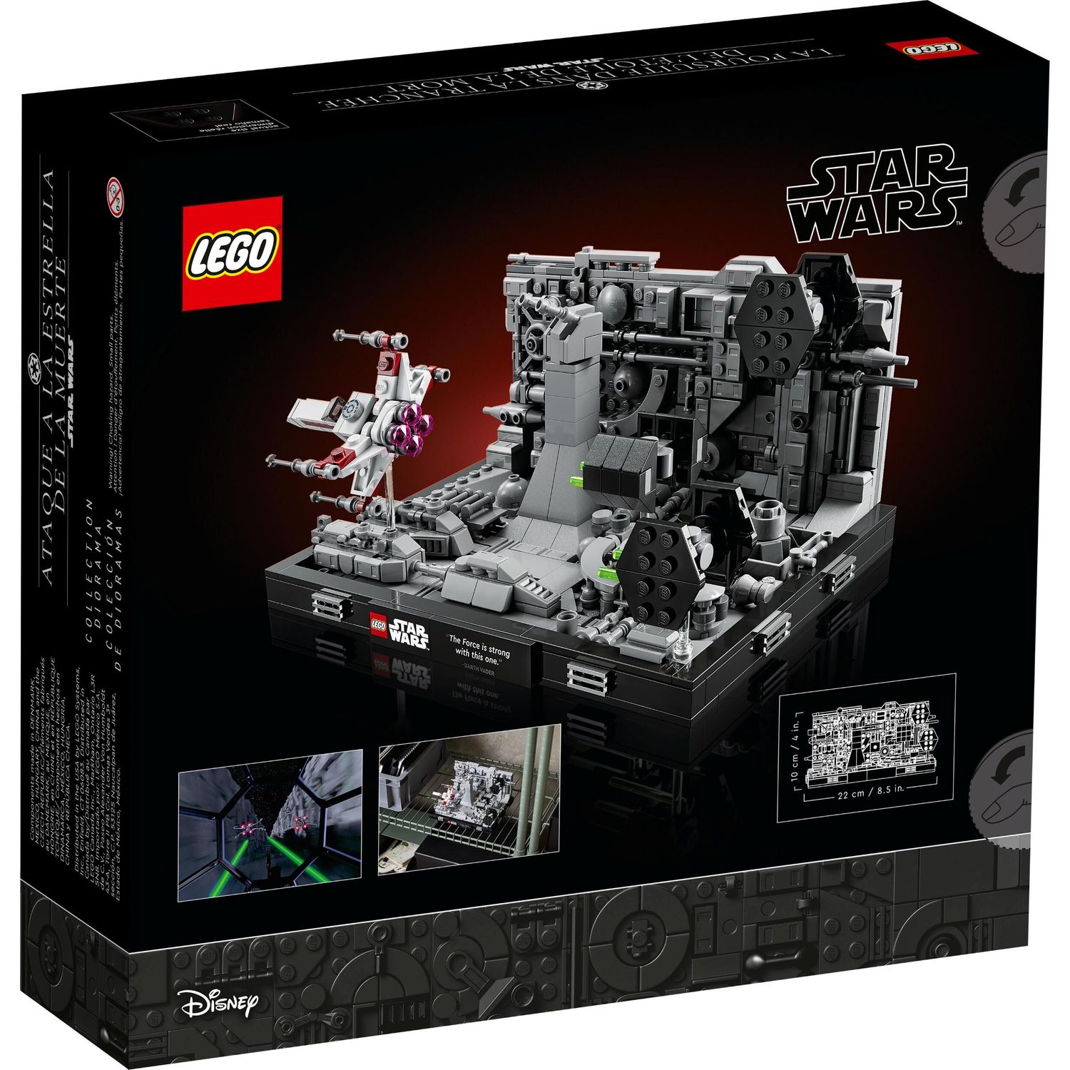 Конструктор LEGO Star Wars Death Star Trench Run Diorama блочный - фото 5