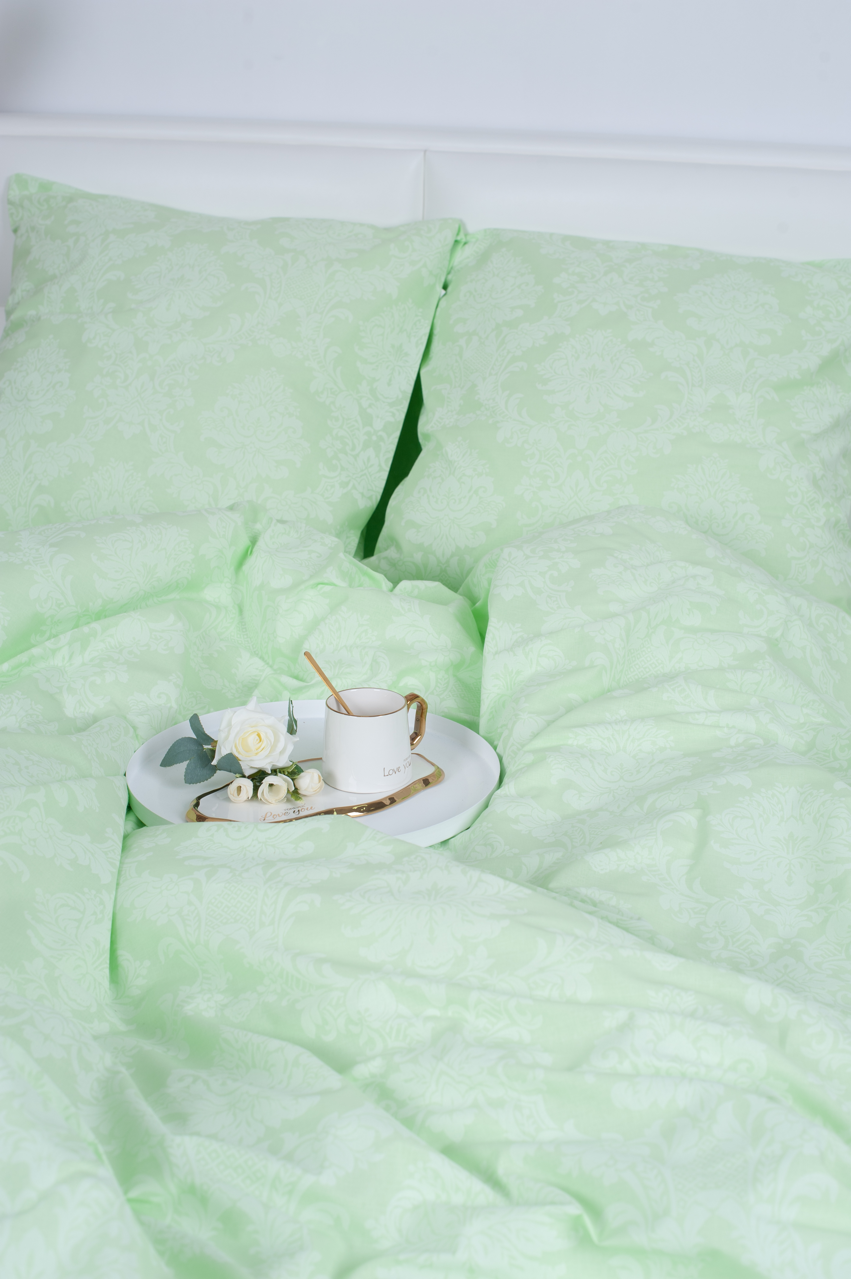 Комплект постельного белья MILANIKA Изумруд двуспальный 4 предм. - фото 7