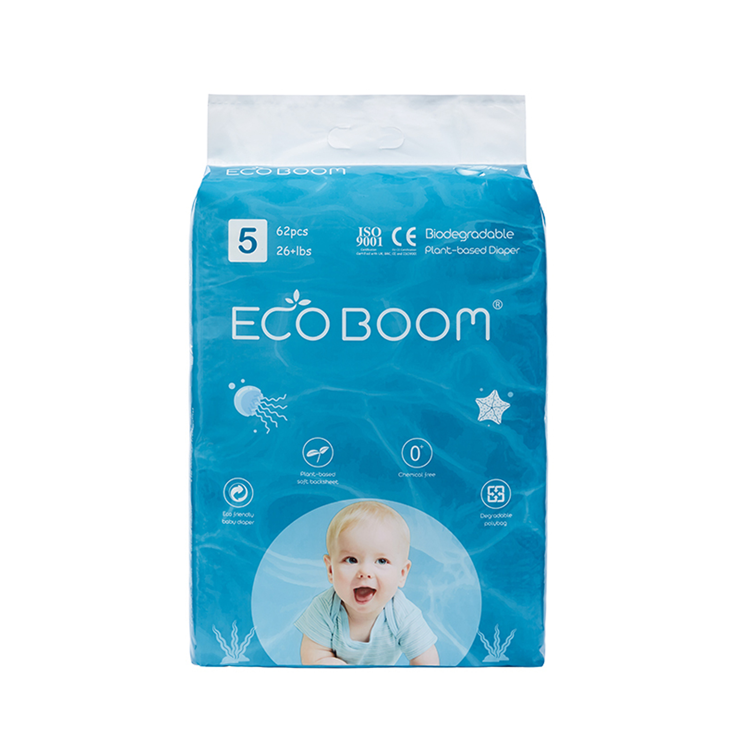 Подгузники ECO BOOM Eco XL 62 шт. - фото 1