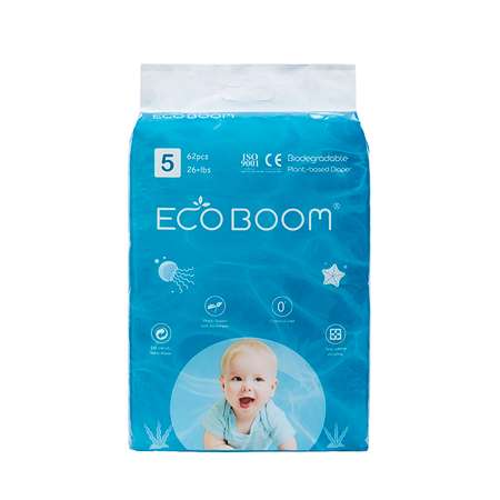 Подгузники ECO BOOM Eco XL 62 шт.