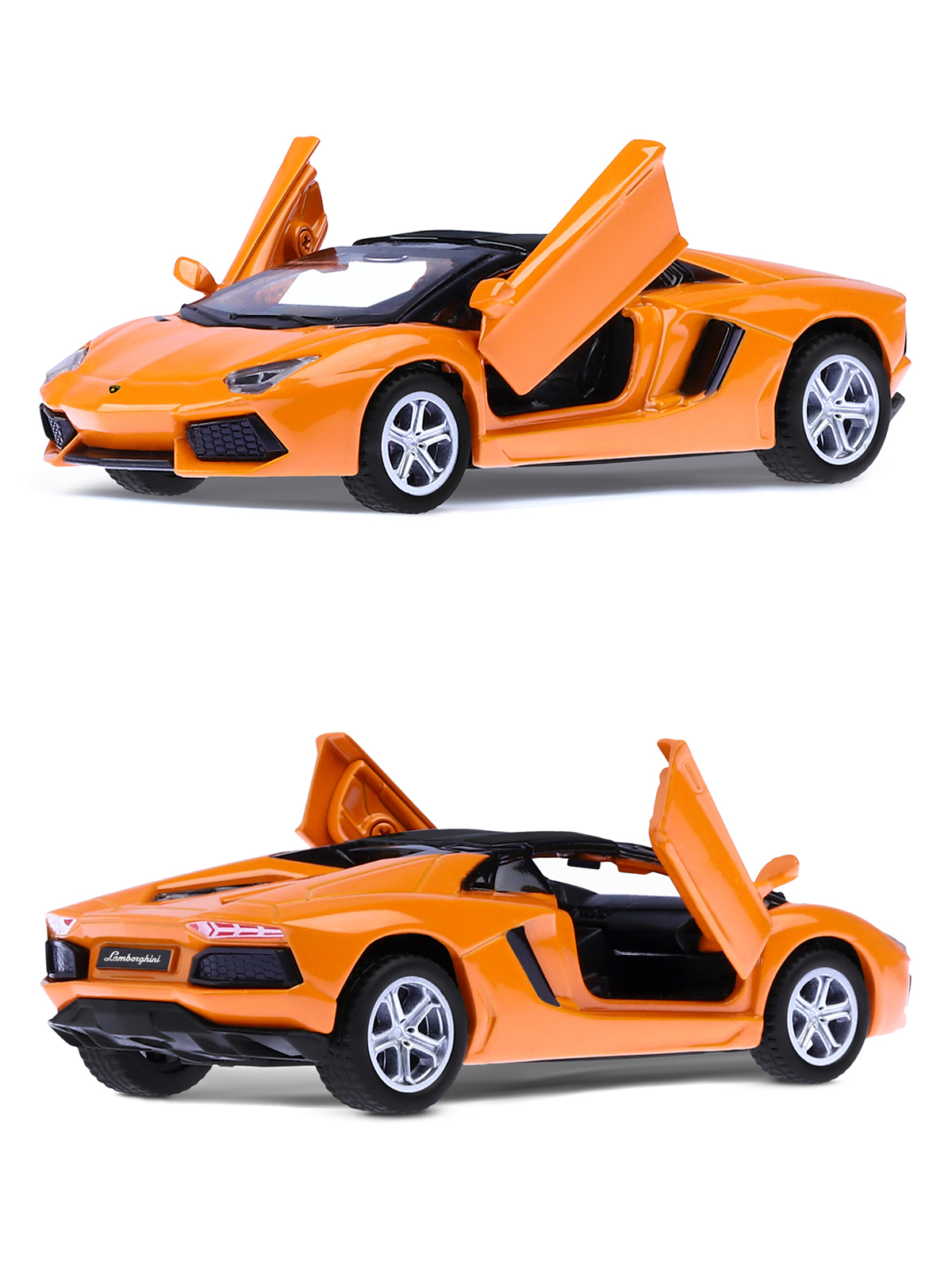 Автомобиль АВТОпанорама Lamborghini Aventador LP700 4 Roadster 1:43 JB1200140 - фото 7