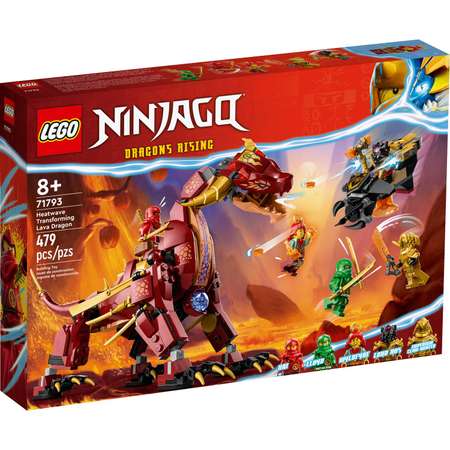 Конструктор LEGO NINJAGO Heatwave Transform Lava Dragon блочный