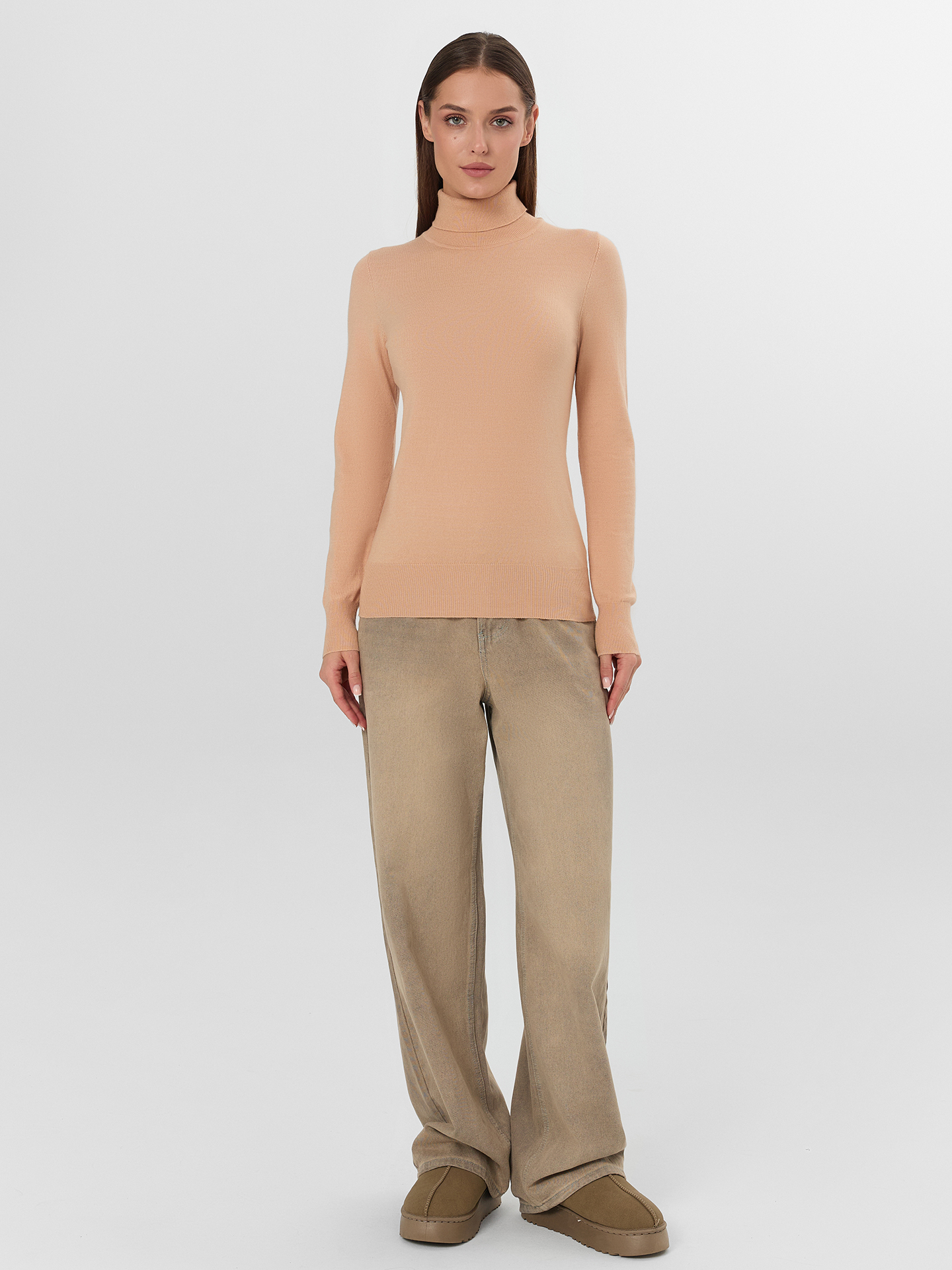 Водолазка Mark Formelle (Марк Формэль) 122911/латте - фото 3